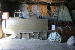 항공기·지상 기술 박물관에 전시된 B-33 동체