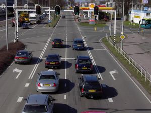 오버레이설주에 있는 Rijksweg N35 Ceintuurbaan