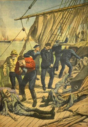 1913년 르 프티 저널에 묘사된 말보로 발견