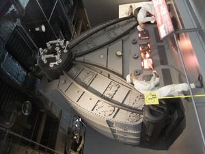 구레 시 해사 역사 과학관에 전시된 곤고의 야로우 보일러