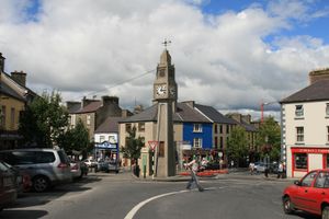 시내 중심부의 시계탑