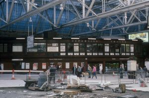 1985년 개보수 당시에도 사용 중이던 칼레도니안 철도 행선판