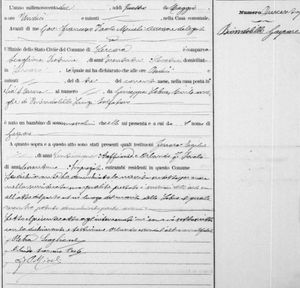 잭 라 루 출생 증명서