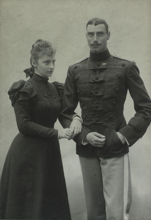 1897년 크리스티안 10세 국왕과 알렉산드리네 여왕