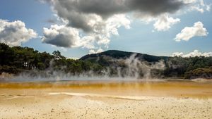 샴페인 풀의 전경