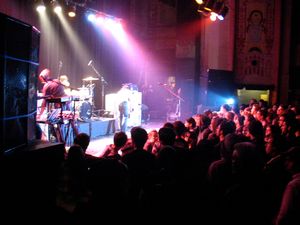 2008년 페탈루마의 피닉스 극장에서 공연하는 Portugal. The Man을 구경하는 군중