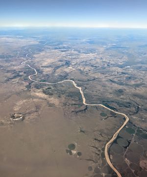 호프타운 근처의 오렌지강