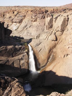 오그라비 폭포 국립공원의 트윈 폭포