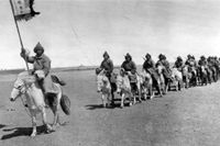 1935년, 덕왕의 개인 기병대 부대