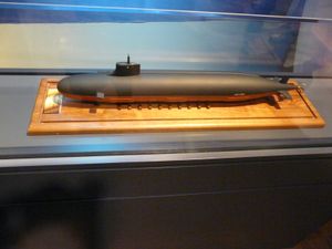 지미 카터 도서관에 전시된 지미 카터함의 모형