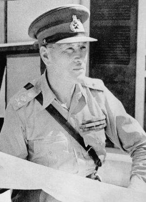 영국령 인도의 마지막 총사령관으로서의 클로드 오친렉 경