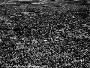 1934년 잭슨 시의 조감도