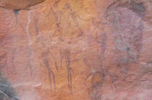 세데르베르크 산맥의 암벽화