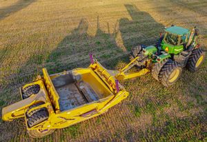 트랙터 견인 스크레이퍼