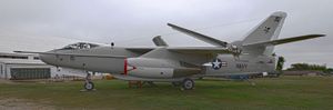 A3D-2Q (EA-3B Bu#146453) on display at the Vintage Flying Museum, Meacham Field, Fort Worth, Texas.