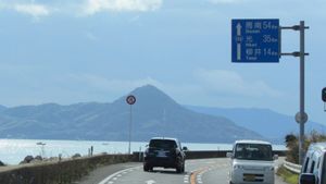 야마구치현 이와쿠니시 유우마치 (2012년 12월)