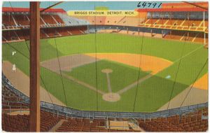 1938~1945년경의 브리그스 스타디움 엽서