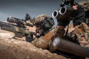 스코프 마운트 자체를 다른 액세서리를 부착하기 위한 인터페이스로 사용할 수 있다.