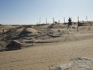 아우렐 스타인이 나무 서판을 발견한 니야 유적지