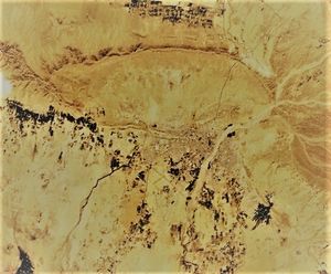 비스크라 시의 위성 사진