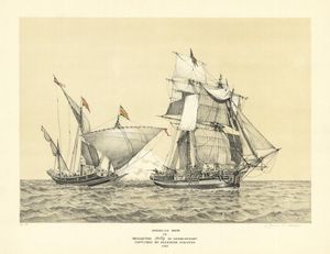 뉴버리포트의 브리건틴 폴리, 알제리 해적에게 붙잡히다, 1793년