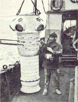 SS 이집트호 인양에 사용된 폐쇄형 관찰 벨 토레타 부토스코피카