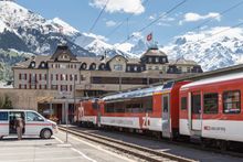 루체른-엥겔베르크 간 급행 열차 (엥겔베르크 역)