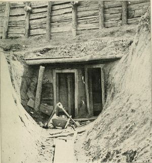 피터스버그의 포트 마혼에서 남부 연합군의 반대 갱도