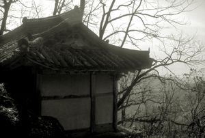 승산의 암자 - 그의 백일 독거 수행 장소