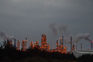 포모사 플라스틱 그룹의 마이랴오 공업 단지 공장.