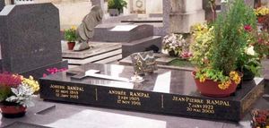 몽파르나스 묘지에 있는 랑팔의 묘