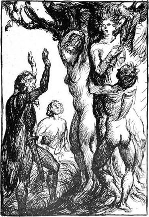 로버트 엥겔스의 아스크와 엠블라 묘사 (1919).