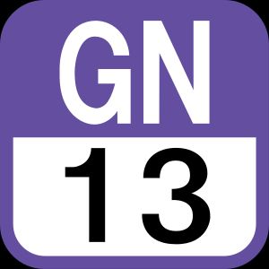 역 번호 GN13