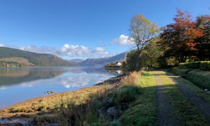 로흐 파인, 영화 촬영 당시 스코틀랜드 서부에 위치한 해상 호수