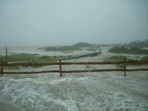 어새티그 섬의 친코티그 국립 야생동물 보호구역의 홍수