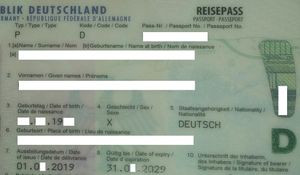 "X" 성별로 표시된 여권