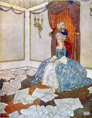 베인스가 영감을 얻은 에드먼드 덜락의 삽화