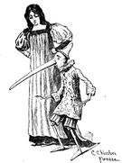 거짓말 때문에 코가 길어지기 시작한다.