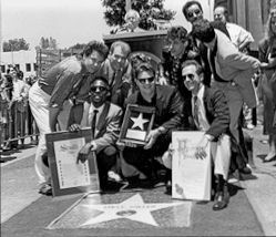 명예의 거리에 헌액된 모습.