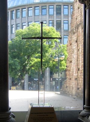 카이저 빌헬름 기념 교회에 기증된 못 십자가