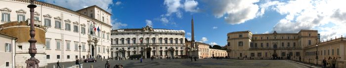 퀴리날레 광장 파노라마