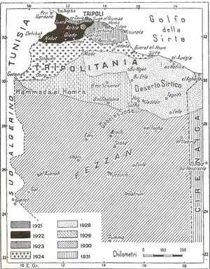 트리폴리타니아와 페잔 진압