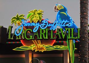 플로리다주 올랜도에 있는 마가리타빌 레스토랑 외부 모습