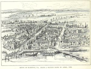 1862년 햄프턴의 폐허