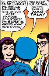 베티 로스의 첫 등장, The Incredible Hulk #1 (1962년 5월).