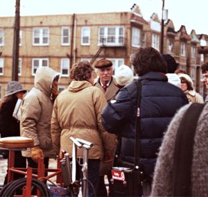 버트 랭커스터가 루 역을 연기하는 모습.
