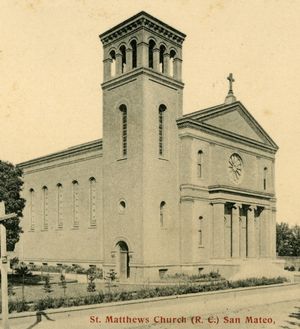 샌머테이오 교회, c. 1906