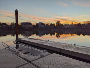 마리나 라군의 파크사이드 수생 공원