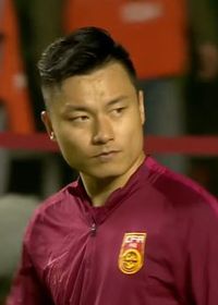 2016년 중국 대표팀 경기 중의 가오린