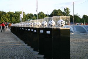 베를린 "축구계" 아디다스의 팀가이스트 전시물